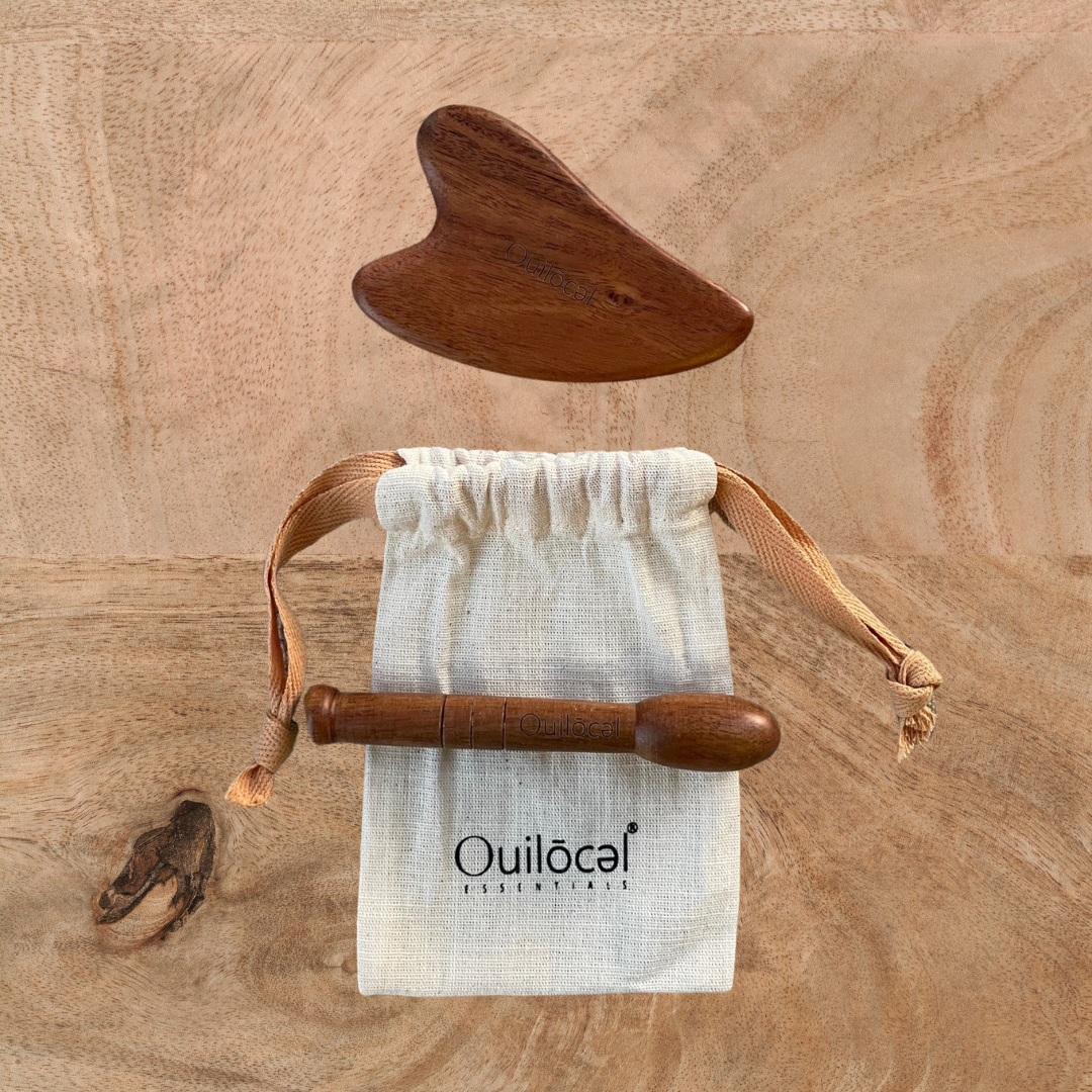 Acacia Wood Gua Sha Set