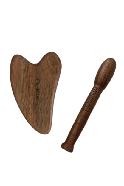 Acacia Wood Gua Sha Set