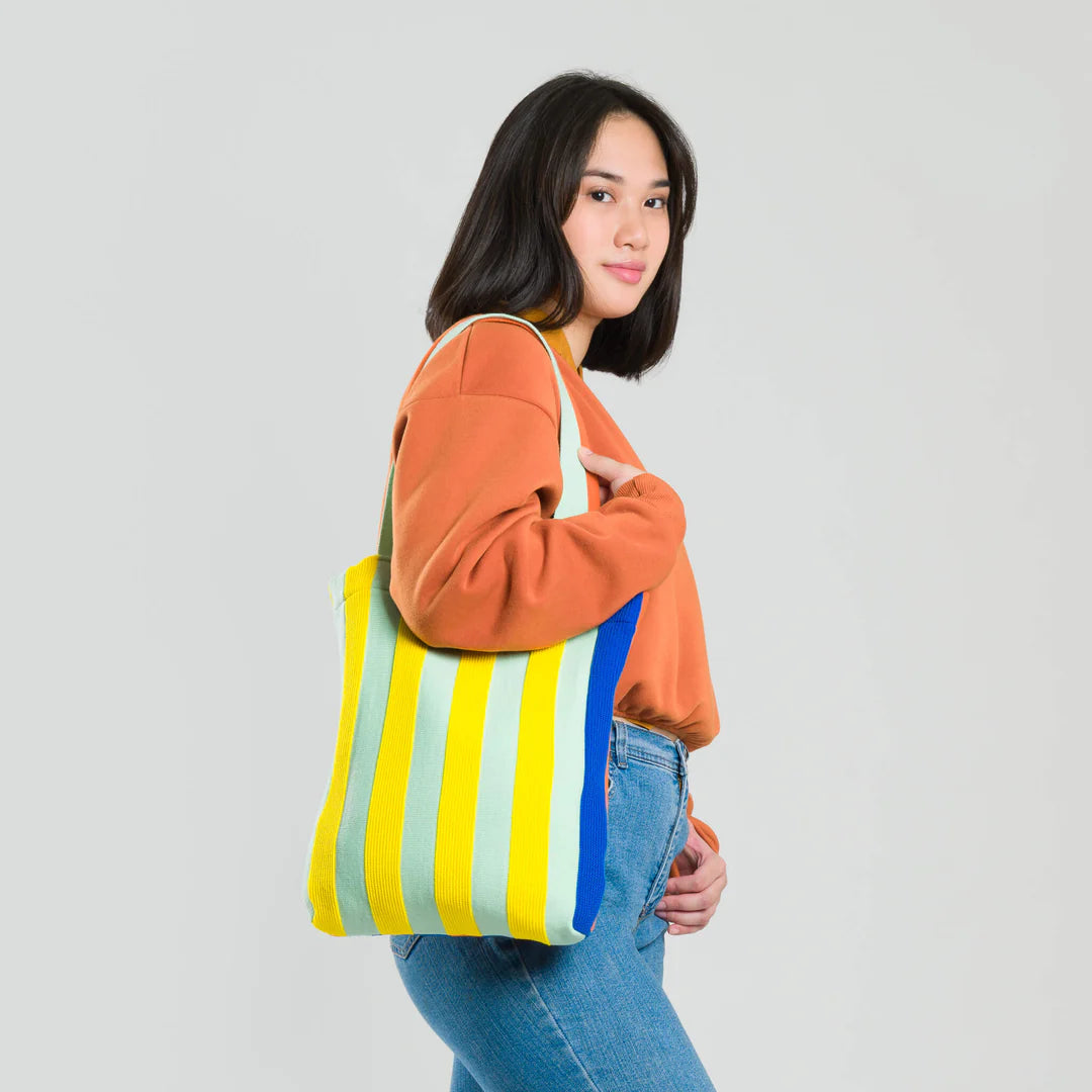 Super Stripe Knit Tote