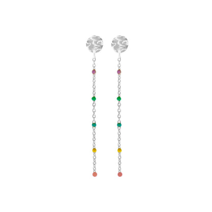 Joy Waterproof Chain Earring Silver