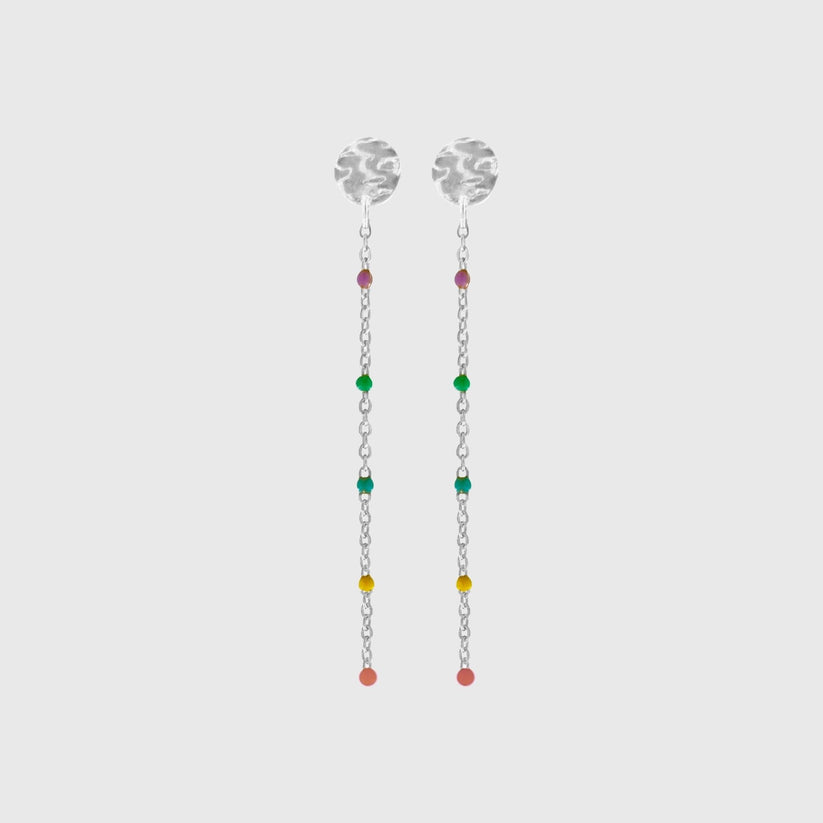 Joy Waterproof Chain Earring Silver