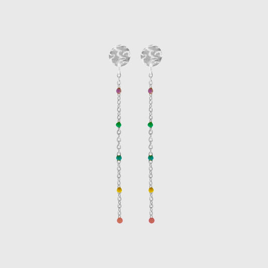 Joy Waterproof Chain Earring Silver