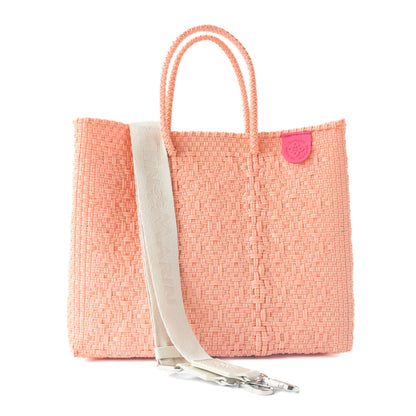 Canarias Medium Crossbody Woven Tote